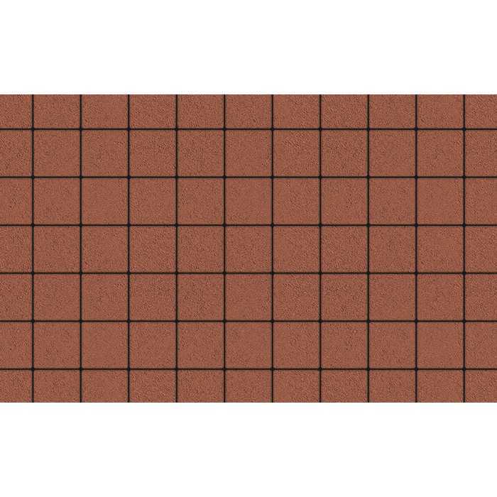 Плитка тротуарная Квадрат (ЛА-Линия) А.3.К.4 гладкий красный 100х100х40 мм